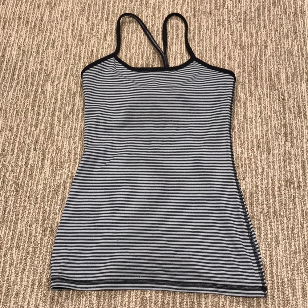 Lululemon Racerback Striped Tank